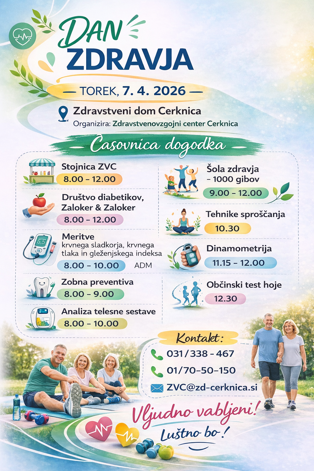 Dan zdravja v ZD Cerknica - 7.4.2026
